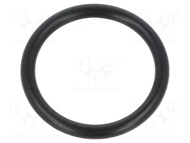 O-ring gasket; NBR caoutchouc; Thk: 3mm; Øint: 24mm; black ORING USZCZELNIENIA TECHNICZNE O-24X3-70-NBR