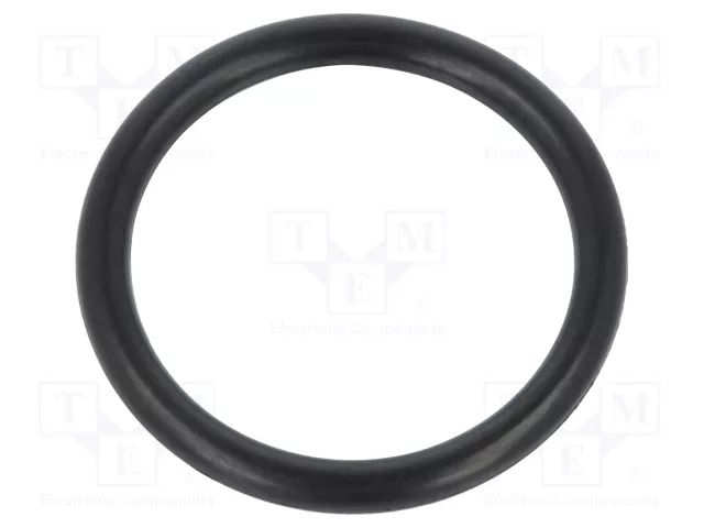 O-ring gasket; NBR caoutchouc; Thk: 3mm; Øint: 24mm; black ORING USZCZELNIENIA TECHNICZNE O-24X3-70-NBR