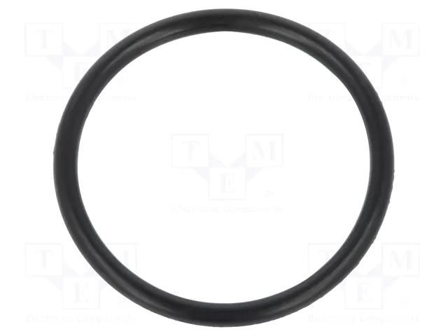 O-ring gasket; NBR caoutchouc; Thk: 2mm; Øint: 24mm; black ORING USZCZELNIENIA TECHNICZNE O-24X2-70-NBR
