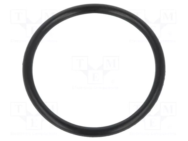 O-ring gasket; NBR caoutchouc; Thk: 2mm; Øint: 24mm; black ORING USZCZELNIENIA TECHNICZNE O-24X2-70-NBR