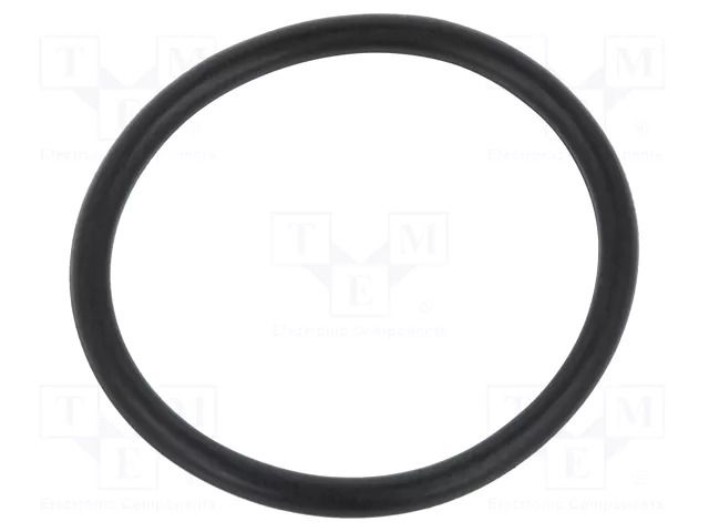 O-ring gasket; NBR caoutchouc; Thk: 2mm; Øint: 23mm; black ORING USZCZELNIENIA TECHNICZNE O-23X2-70-NBR