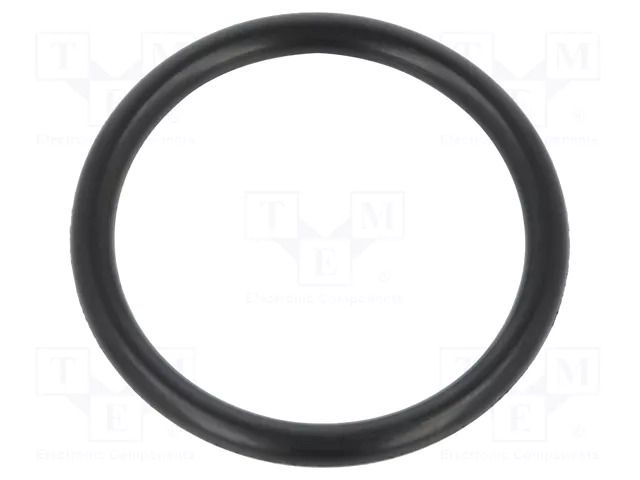 O-ring gasket; NBR caoutchouc; Thk: 2.5mm; Øint: 23mm; black ORING USZCZELNIENIA TECHNICZNE O-23X2.5-70-NBR
