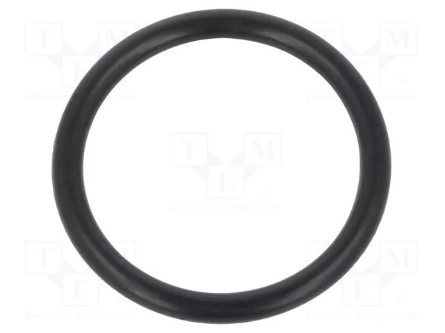 O-ring gasket; NBR caoutchouc; Thk: 2.5mm; Øint: 22mm; black ORING USZCZELNIENIA TECHNICZNE O-22X2.5-70-NBR