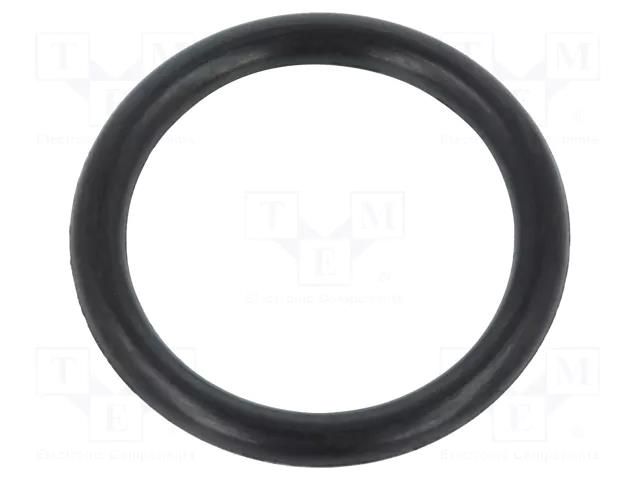 O-ring gasket; NBR caoutchouc; Thk: 3mm; Øint: 21mm; black ORING USZCZELNIENIA TECHNICZNE O-21X3-70-NBR