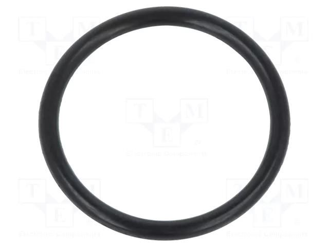 O-ring gasket; NBR caoutchouc; Thk: 2mm; Øint: 21mm; black ORING USZCZELNIENIA TECHNICZNE O-21X2-70-NBR