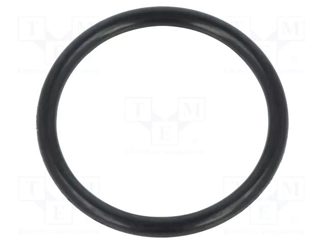 O-ring gasket; NBR caoutchouc; Thk: 2mm; Øint: 20mm; black ORING USZCZELNIENIA TECHNICZNE O-20X2-70-NBR