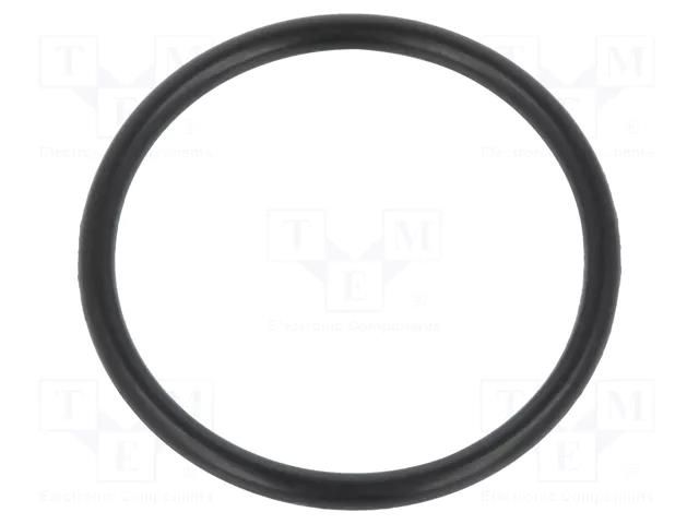 O-ring gasket; NBR caoutchouc; Thk: 1.5mm; Øint: 19mm; black ORING USZCZELNIENIA TECHNICZNE O-19X1.5-70-NBR