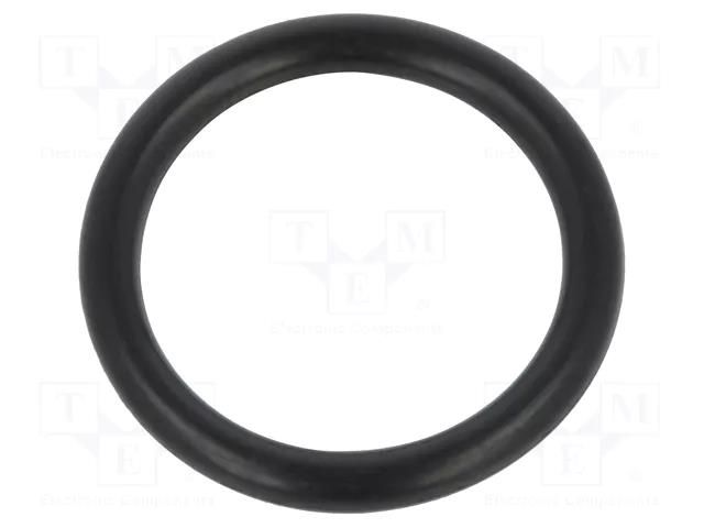 O-ring gasket; NBR caoutchouc; Thk: 2.5mm; Øint: 17mm; black ORING USZCZELNIENIA TECHNICZNE O-17X2.5-70-NBR