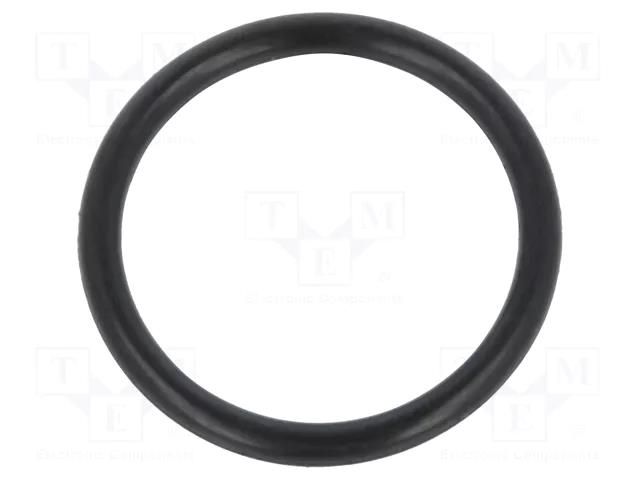 O-ring gasket; NBR caoutchouc; Thk: 1.5mm; Øint: 14mm; black ORING USZCZELNIENIA TECHNICZNE O-14X1.5-70-NBR