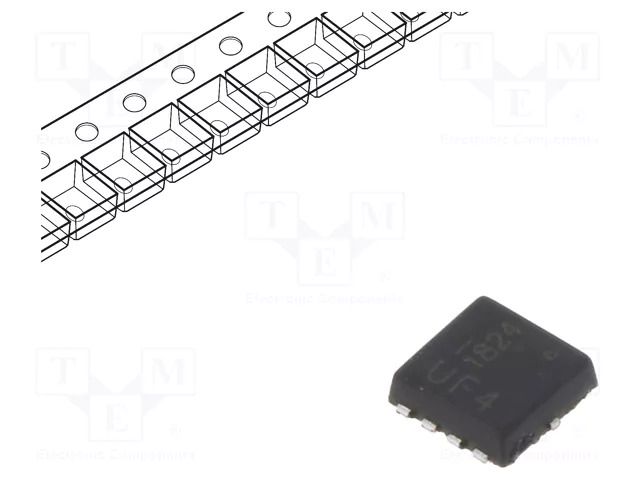 Transistor: N-MOSFET; unipolar; 12V; 55A; 0.9W; PowerDI®3333-8; ESD DIODES INCORPORATED DMN1004UFV-7