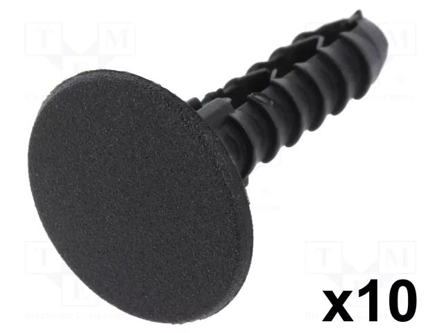 Trim clip; 10pcs; Alfa Romeo,Fiat,Lancia; L: 31.2mm; polyamide ROMIX RX-10060