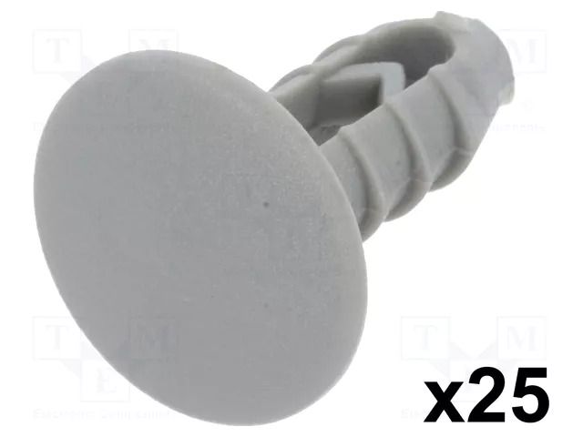 Trim clip; 25pcs; Alfa Romeo,Fiat,Lancia; L: 20.3mm; polyamide ROMIX RX-10067