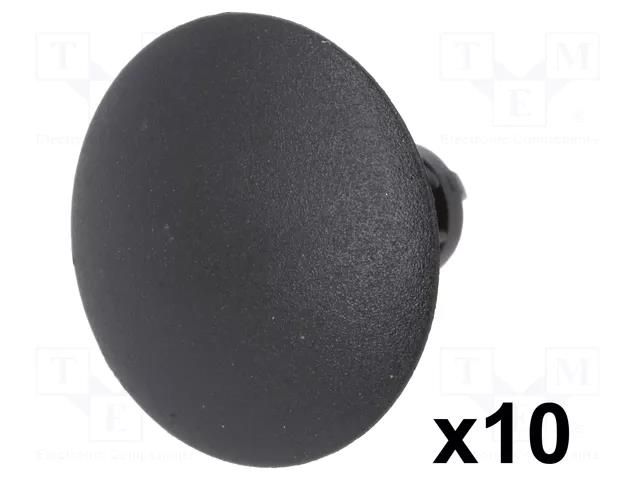Trim clip; 10pcs; Alfa Romeo,Fiat,Lancia; OEM: 735266957; black ROMIX RX-10180