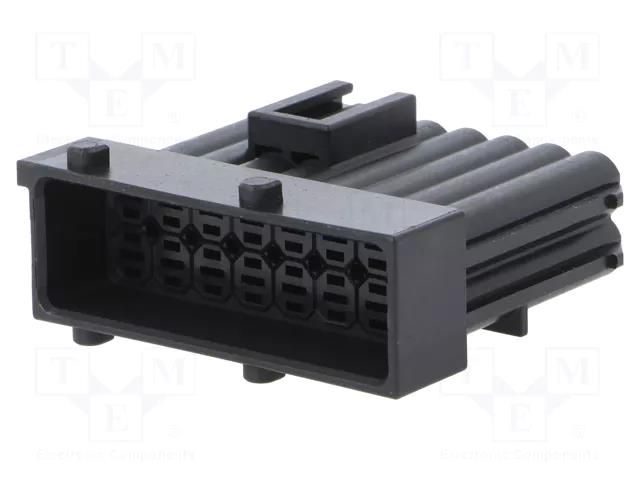 Connector: automotive; plug; male; JPT; PIN: 16; for cable; black TE Connectivity 1-964449-1