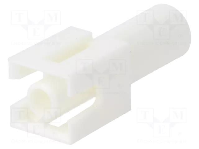 Connector: wire-wire; plug/socket; male/female; PIN: 1; 600V; 1x1 TE Connectivity 350866-1