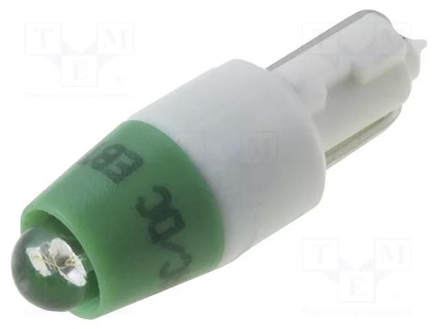 LED lamp; green; T5; 24V; No.of diodes: 1 CML INNOVATIVE TECHNOLOGIES 1511A35UG3