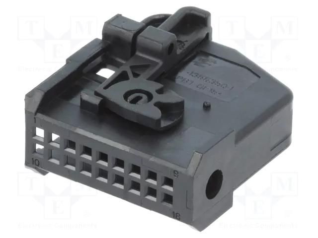 Automotive connector MQS ABDECKKAPPE 18P TE Connectivity 1-1355350-1