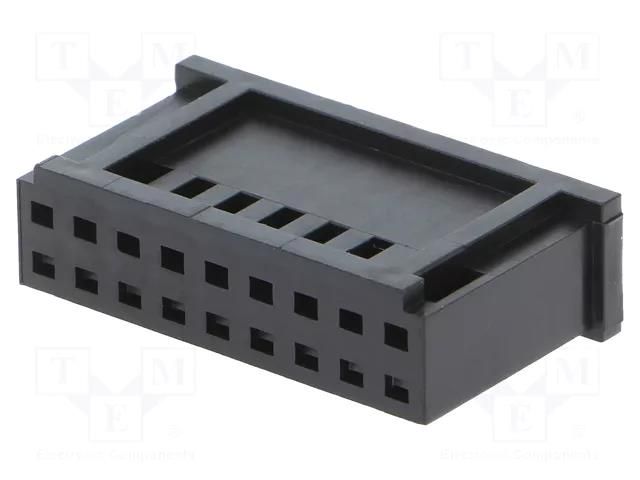 connector AMPMODU II REC. HSG,  DUAL ROW, 18 POS TE Connectivity 280513