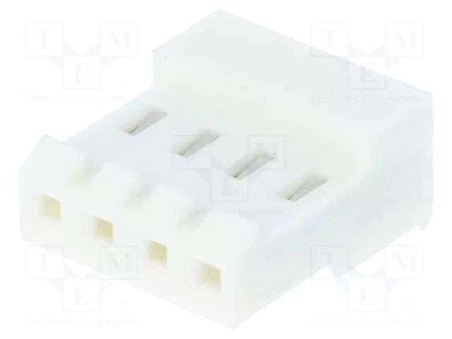 Connector: wire-board; plug; female; MTA-156; PIN: 4; 600VAC; IDC TE Connectivity 3-640429-4