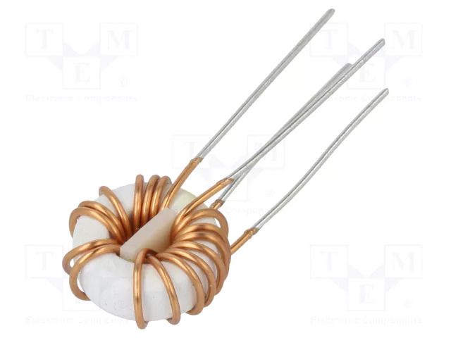 Inductor: wire; THT; 2.5A; 10mΩ; -20÷50%; DTS-10; vertical; 230VAC FERYSTER DTS-10/0.15/2.5-V