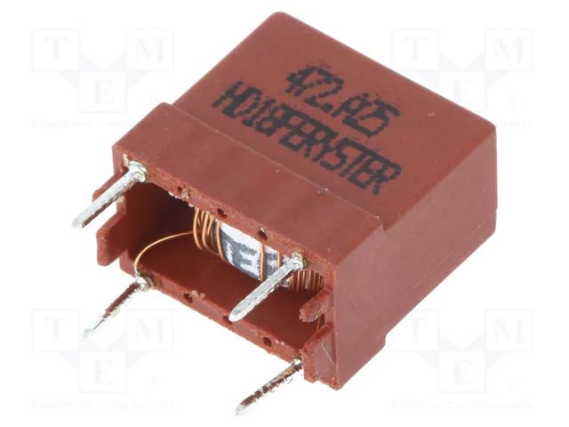 Inductor: wire; THT; 250mA; 900mΩ; -20÷50%; DTS-10; vertical; 230VAC FERYSTER DTS-10/4.7/0.25-CV