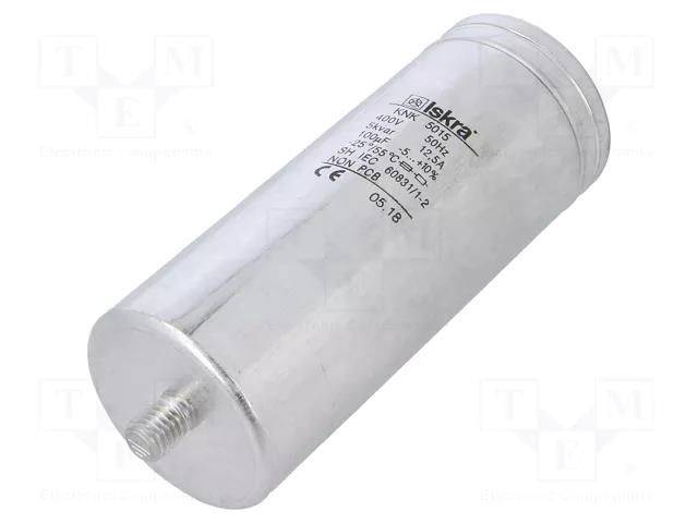 Capacitor: polypropylene; one phase; Q@50Hz: 5kVAR; 400VAC; 12.5A ISKRA KNK5015-5K-400