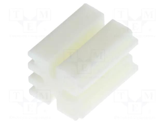 Spacer sleeve; LED; ØLED: 3mm; L: 7mm; natural; UL94V-2; polyamide DREMEC DR8GE04V80263