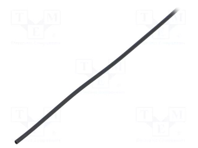 Heat shrink sleeve; glueless,flexible; 2: 1; 1.6mm; L: 10m; black TE Connectivity RNF-100-1/16-0-10
