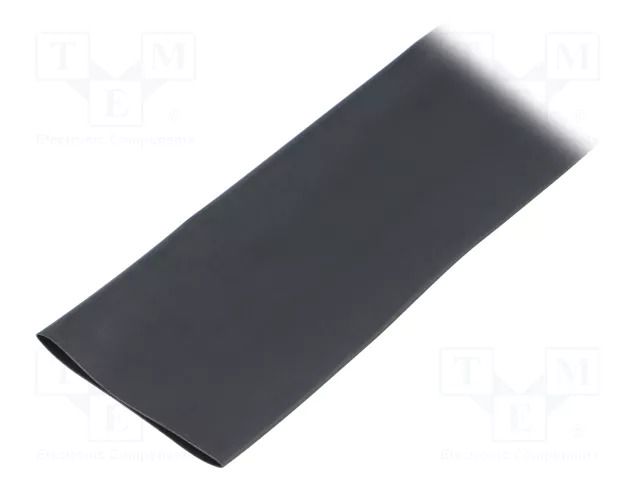 Heat shrink sleeve; glueless,flexible; 2: 1; 38mm; L: 10m; black TE Connectivity RNF-100-1-1/2-0-10