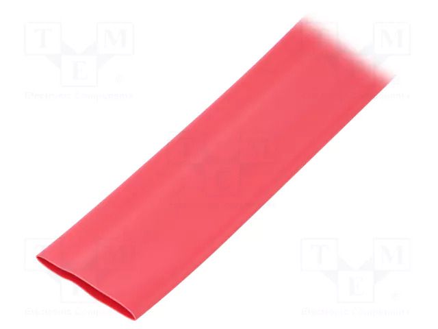 Heat shrink sleeve; glueless,flexible; 2: 1; 25.4mm; L: 10m; red TE Connectivity RNF-100-1-2-10