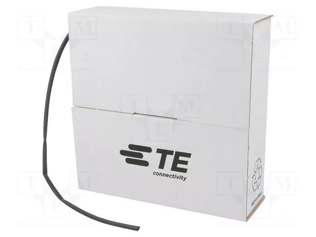 Heat shrink sleeve; glueless; 3: 1; 3mm; L: 9m; black; polyolefine TE Connectivity RNF-3000-R-3/1-0