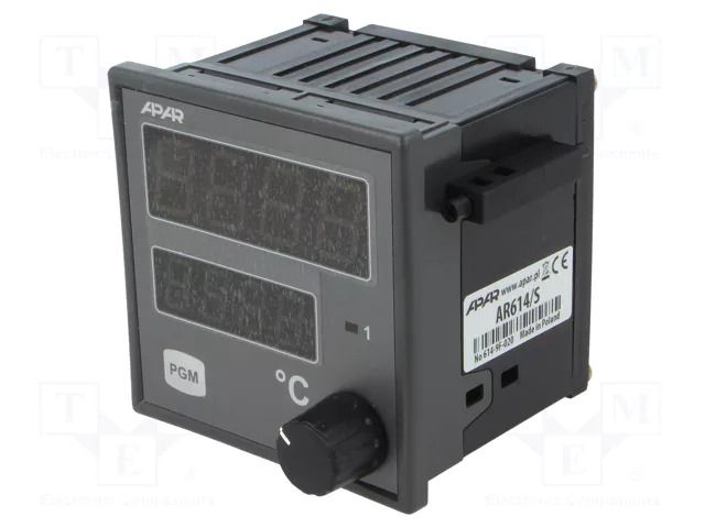 Module: regulator; temperature; -999÷9990; SSR; panel; Display: LED APAR AR614/S