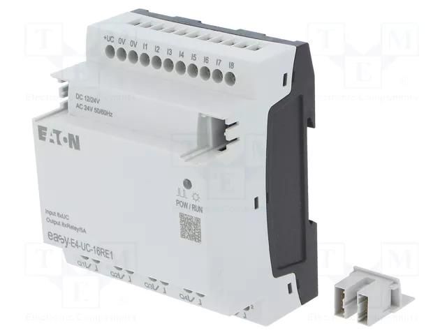 Module: extension; IN: 8; OUT: 8; OUT 1: relay; 5A; 12÷24VDC; 24VAC EATON ELECTRIC EASY-E4-UC-16RE1