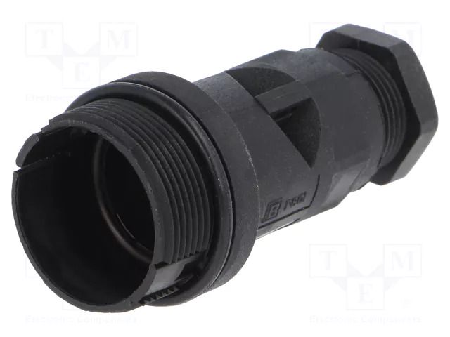 Enclosure for connectors: circular; external thread; for cable BULGIN PX0801