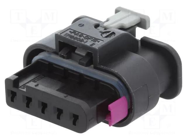 Connector: automotive; contacts; plug; female; MCON 1.2; PIN: 5 TE Connectivity 1-1718806-1