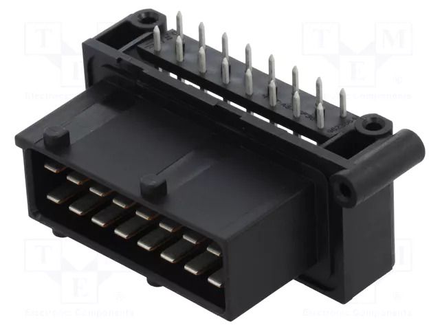 Connector: automotive; socket; male; JPT; PIN: 16; on PCBs; black TE Connectivity 1-963215-1