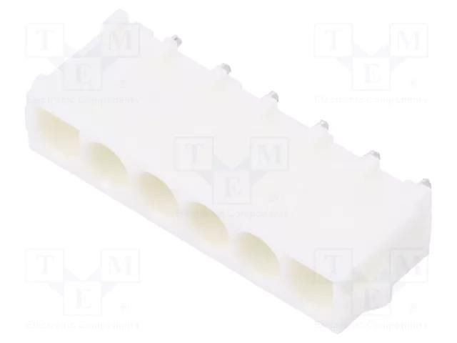 Connector: wire-board; socket; male; PIN: 6; Universal MATE-N-LOK TE Connectivity 641831-1
