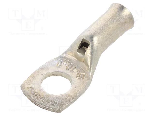 Tip: ring tube; M8; 16mm2; crimped; for cable; non-insulated; 5AWG TE Connectivity 710030-5