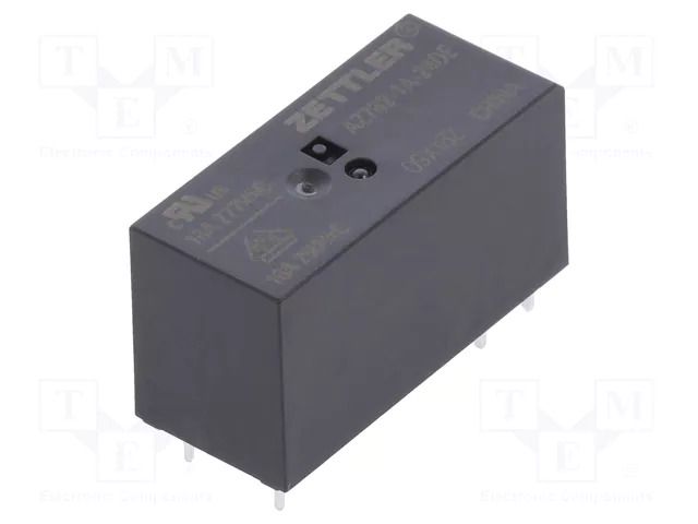 Relay: electromagnetic; SPST-NO; Ucoil: 24VDC; 16A; 16A/250VAC ZETTLER AZ762-1A-24DE