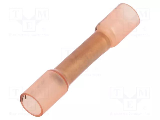 Tip: butt splice; crimped; for cable; red; RAYCHEM TE Connectivity CC2619-000