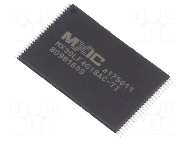 IC: FLASH memory; 4GbFLASH; 20ns; TSOP48; parallel MACRONIX INTERNATIONAL MX30LF4G18AC-TI