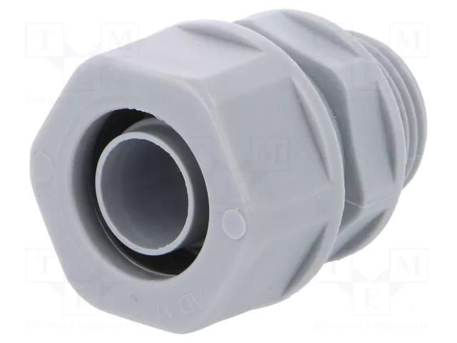 Straight terminal connector; Thread: PG,outside; polypropylene LAPP SILVYN-USK-PG11