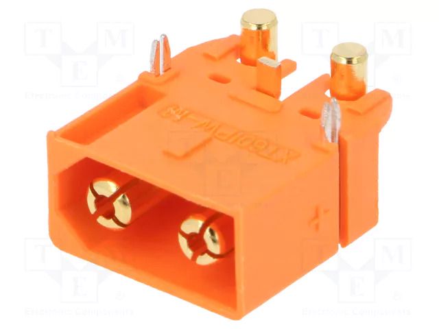 Connector: DC supply; socket; male; XT60; 30A; 500V; PIN: 3; on PCBs AMASS XT60IPW-M