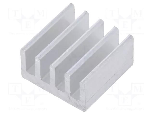 Heatsink; silver; 13x13x7mm; Arduino,Raspberry Pi; aluminium DFROBOT DF-FIT0191