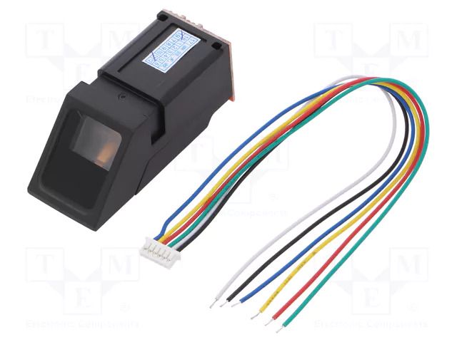 Sensor: fingerprint scanner; UART; 3.8÷7VDC; 65mA; 54x20x20.5mm DFROBOT DF-SEN0188