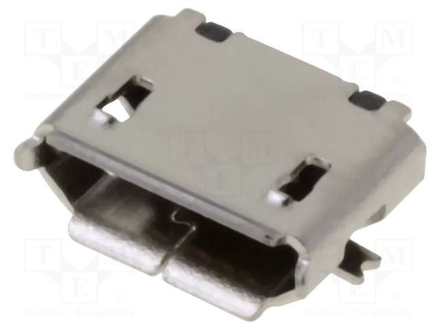 Connector: USB B micro; socket; SMT; PIN: 5; USB 2.0; gold-plated ATTEND 207A-BBA0-R