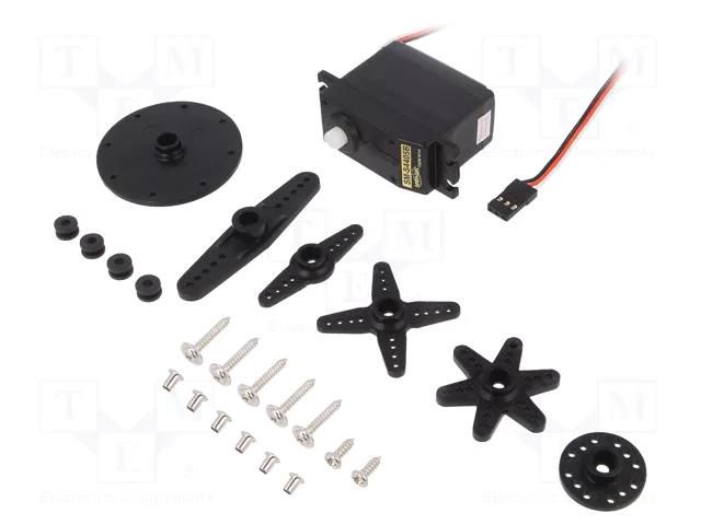 Motor: servo; 4.8÷6VDC; standard; digital; 40x20.2x36mm; plastic SpringRC OKY8086