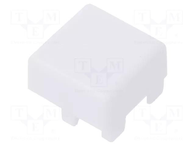 Button; white C&K BTND600F