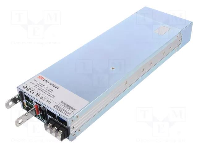 Power supply: switching; for building in,modular; 3200W; 24VDC MEAN WELL DPU-3200-24