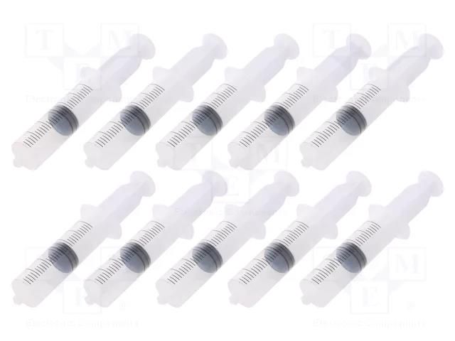 Syringe; 60ml; transparent; Luer Lock; polypropylene; 10pcs. FISNAR FIS-60CC-10PK